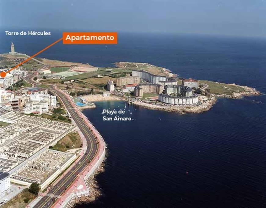 Apartamento Torre De Hercules โอโกรูญา ภายนอก รูปภาพ