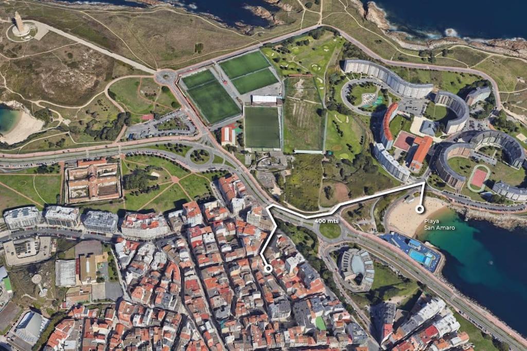 Apartamento Torre De Hercules โอโกรูญา ภายนอก รูปภาพ